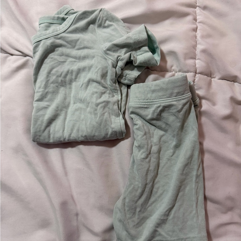 Little Sleepies Aqua Pajama Top